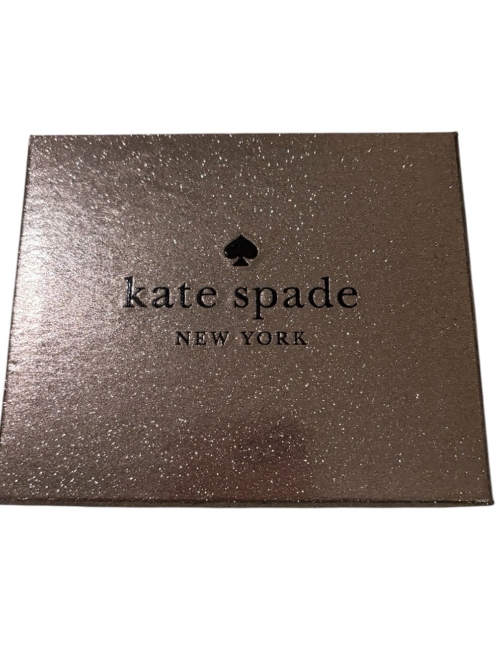 kate spade Kenzie slim silver glitter card holder NWT in box - Picture 4 of 4